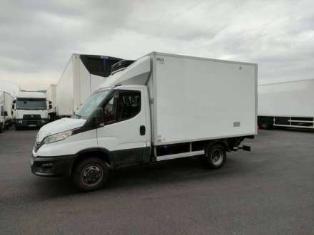 Iveco Daily Chassis Cabine FRIGO 12M3 160 CV ROUES JUMELEES HAYON CAISSE CAZAUX GROUPE THERMOKING V300 MAX 3.5 T