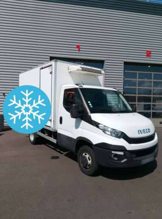 Iveco Daily Chassis Cabine FRIGO 12M3 140 CV RJ CAISSE CAZAUX GROUPE THERMOKING V300 MAX 3,5 T