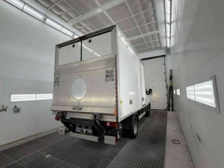 Iveco Daily Chassis Cabine FRIGO 12M3 160 CV ROUES JUMELEES HAYON CAISSE CAZAUX GROUPE THERMOKING V300 MAX 3.5 T