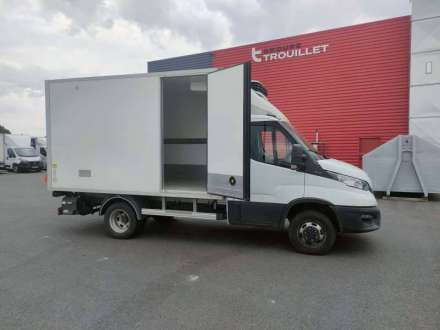 Iveco Daily Chassis Cabine FRIGO 12M3 160 CV ROUES JUMELEES HAYON CAISSE CAZAUX GROUPE THERMOKING V300 MAX 3.5 T