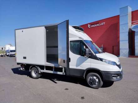 Iveco Daily Chassis Cabine FRIGO 12M3 160 CV ROUES JUMELEES HAYON CAISSE CAZAUX GROUPE THERMOKING V300 MAX 3.5 T