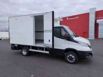 Iveco Daily Chassis Cabine FRIGO 12M3 160 CV ROUES JUMELEES HAYON CAISSE CAZAUX GROUPE THERMOKING V300 MAX 3.5 T
