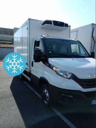 Iveco Daily Chassis Cabine FRIGO 12M3 160 CV RJ HAYON CAISSE CAZAUX GROUPE CARRIER PULSOR 400 MT 3,5 T
