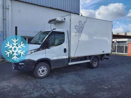 Iveco Daily Chassis Cabine FRIGO 12M3 140 CV RJ HAYON CAISSE CAZAUX GROUPE THERMOKING V300 MAX 3,5 T