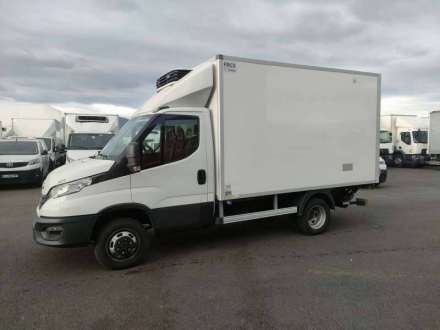 Iveco Daily Chassis Cabine FRIGO 12M3 160 CV ROUES JUMELEES HAYON CAISSE CAZAUX GROUPE CARRIER 3.5 T