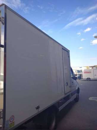Mercedes Sprinter Chassis Cabine FRIGO POSITIF/NEGATIF 12M3 160 CV RJ HAYON 3,5 T