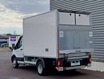 Ford Transit Chassis Cabine FRIGO 12M3 130 CV ROUES JUMELEES HAYON CAISSE CAZAUX GROUPE THERMOKING MONOTEMPERATURE V300 MAX 3,5 T