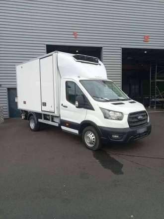 Ford Transit Chassis Cabine FRIGO 12M3 130 CV ROUES JUMELEES HAYON CAISSE CAZAUX GROUPE THERMOKING MONOTEMPERATURE V300 MAX 3,5 T