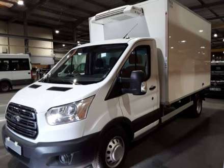 Ford Transit Chassis Cabine 12M3 130 CV RJ CAISSE CAZAUX GROUPE THERMOKING V300 MAX 3,5 T