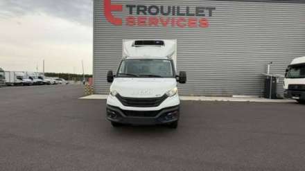 Iveco Daily Chassis Cabine FRIGO 12M3 160 CV ROUES JUMELEES HAYON CAISSE CAZAUX GROUPE THERMOKING V300 MAX 3.5 T