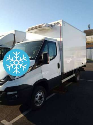 Iveco Daily Chassis Cabine FRIGO 12M3 140 CV RJ HAYON CAISSE CAZAUX GROUPE THERMOKING V300 MAX 3,5 T